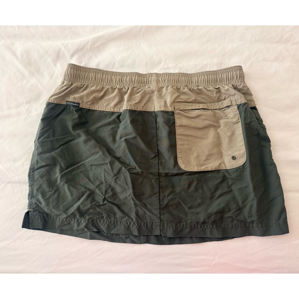 COLUMBIA SKORT green tan women's small hiking‎ tennis pickleball outdoor skirt - Picture 7 of 12